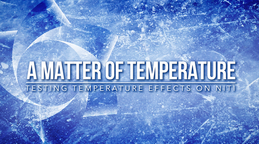 Testing Temperature Effects on NiTi Cyclic Fatigue